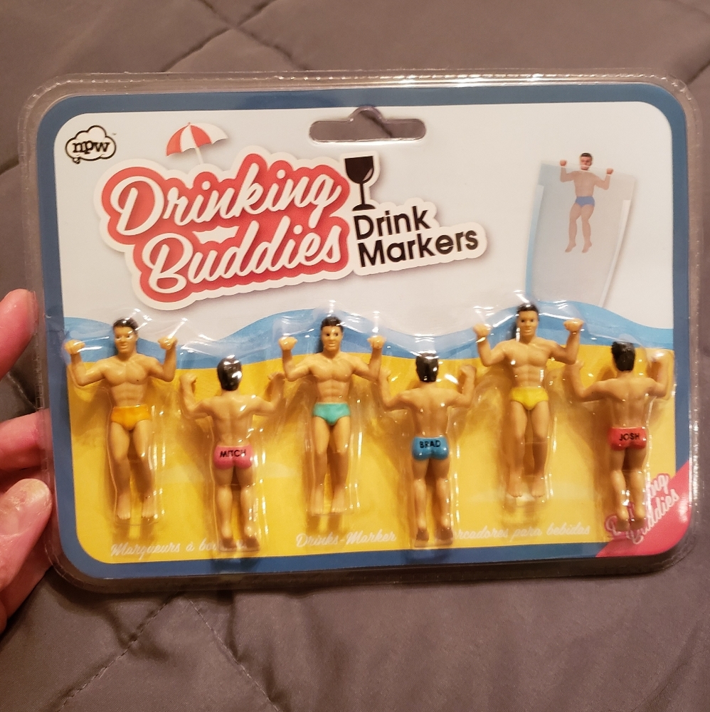 Drinking Buddies Drink Markers 🍷